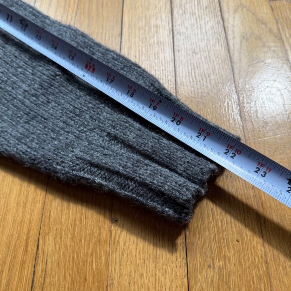 Express Vintage Size M Pink Yellow & Gray Fair Isle Wool Knit Mock Neck Sweater - Picture 9 of 12